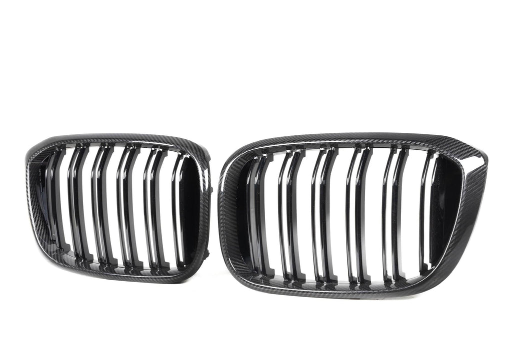Kies-Motorsports NWCarbon Haus X3/X4 G01/G02/G08 Pre-LCI Double Slat Dry Carbon Fiber Grill