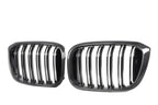 Kies-Motorsports NWCarbon Haus X3/X4 G01/G02/G08 Pre-LCI Double Slat Dry Carbon Fiber Grill