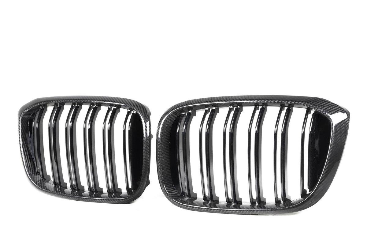 Kies-Motorsports NWCarbon Haus X3/X4 G01/G02/G08 Pre-LCI Double Slat Dry Carbon Fiber Grill