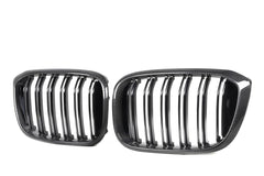 Kies-Motorsports NWCarbon Haus X3/X4 G01/G02/G08 Pre-LCI Double Slat Dry Carbon Fiber Grill