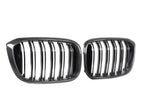 Kies-Motorsports NWCarbon Haus X3/X4 G01/G02/G08 Pre-LCI Double Slat Dry Carbon Fiber Grill