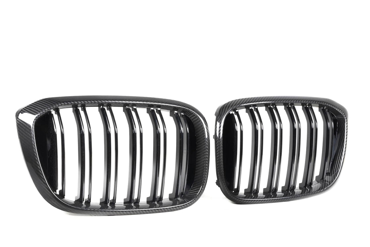 Kies-Motorsports NWCarbon Haus X3/X4 G01/G02/G08 Pre-LCI Double Slat Dry Carbon Fiber Grill
