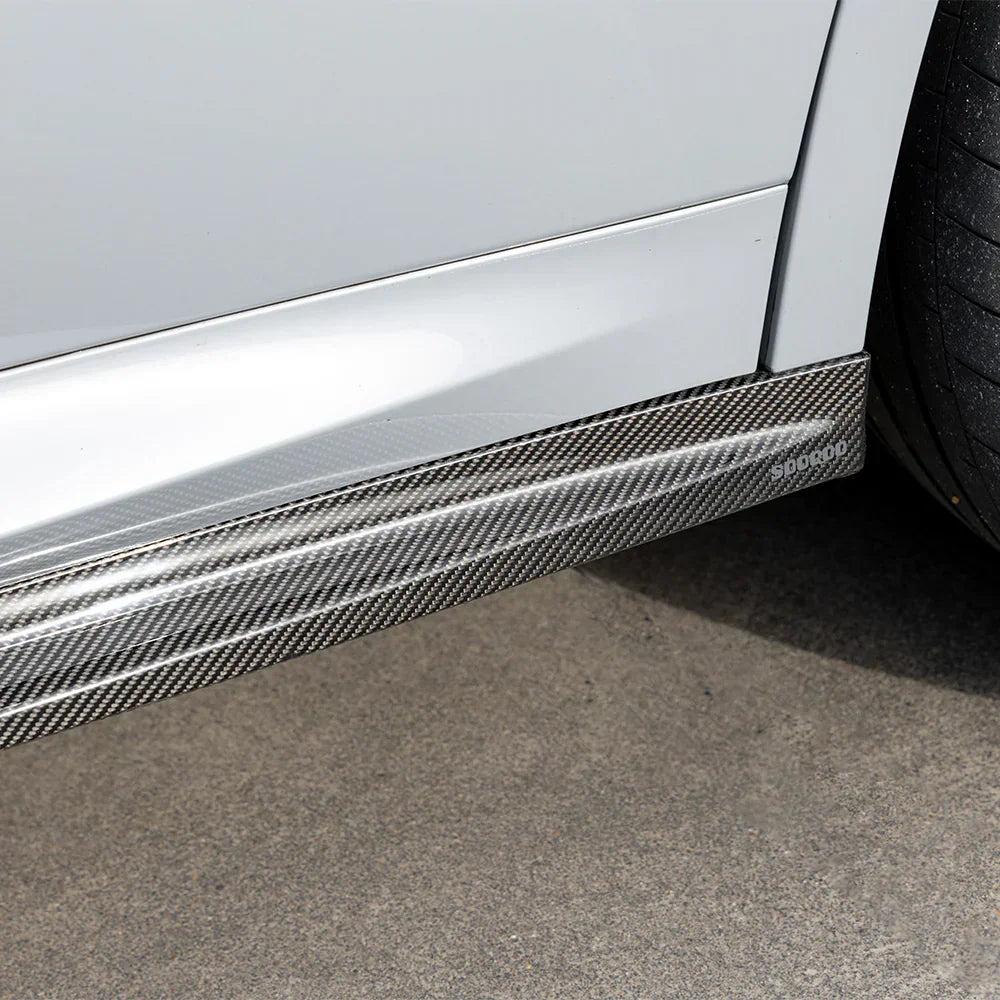 Kies-Motorsports NWCarbon Haus X4M F98 SQ Style Dry Carbon Fiber Side Skirt