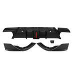 Kies-Motorsports NWCarbon Haus X6M F96 SQ Style Dry Carbon Fiber Diffuser With or Without Brake Light