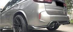 Kies-Motorsports Open Box Item OPEN BOX - 2015-2019 F85 X5M/ F86 X6M Carbon Fiber 3-Piece Rear Bumper Diffuser