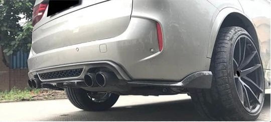 OPEN BOX - 2015-2019 F85 X5M/ F86 X6M Carbon Fiber 3-Piece Rear Bumper Diffuser Secondary image