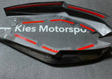 Kies-Motorsports Open Box Item OPEN BOX - 2020-2025 BMW M3 (G80) OEM OVERLAY Dry Carbon Fiber Rear Bumper Splitters (OVERLAY)