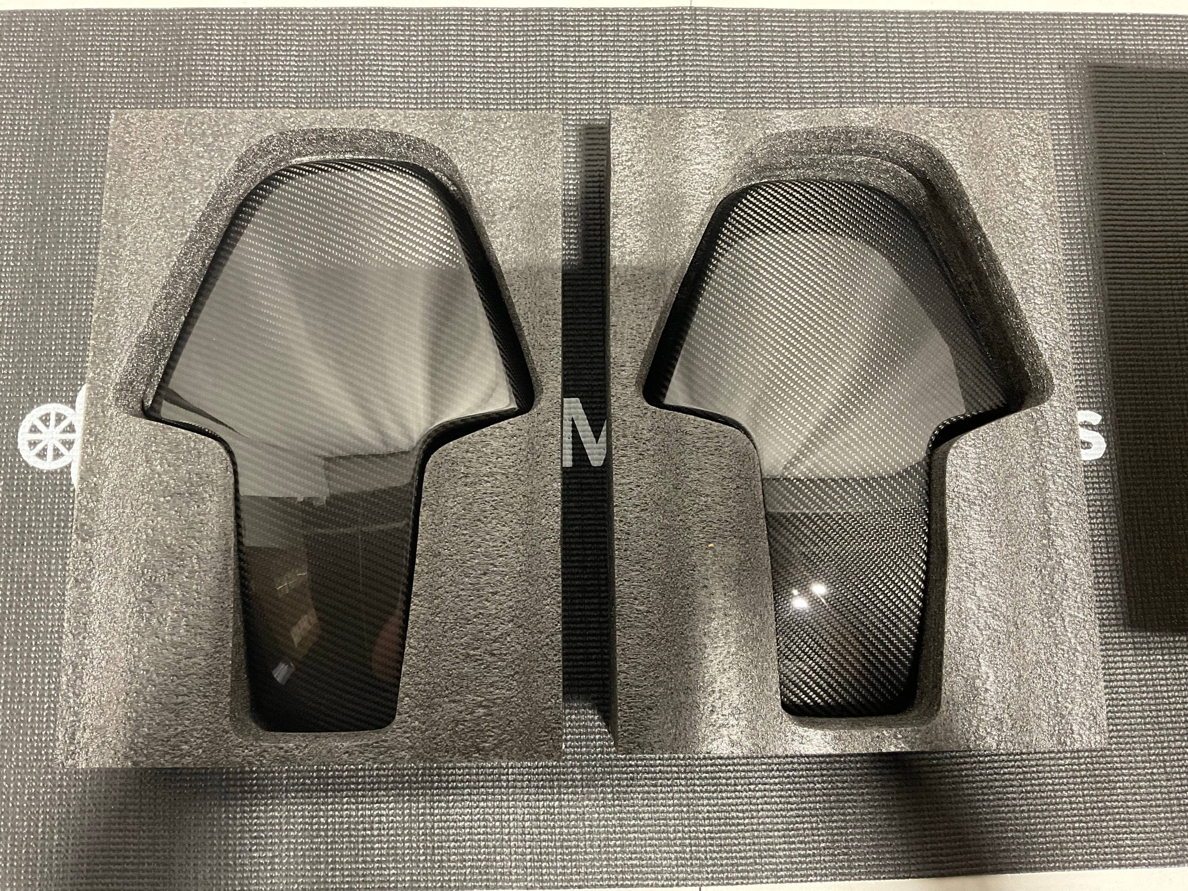Kies-Motorsports Open Box Item OPEN BOX - Autotecknic F97 X3M/ F98 X4M Carbon Fiber Gloss Seat Back Covers f