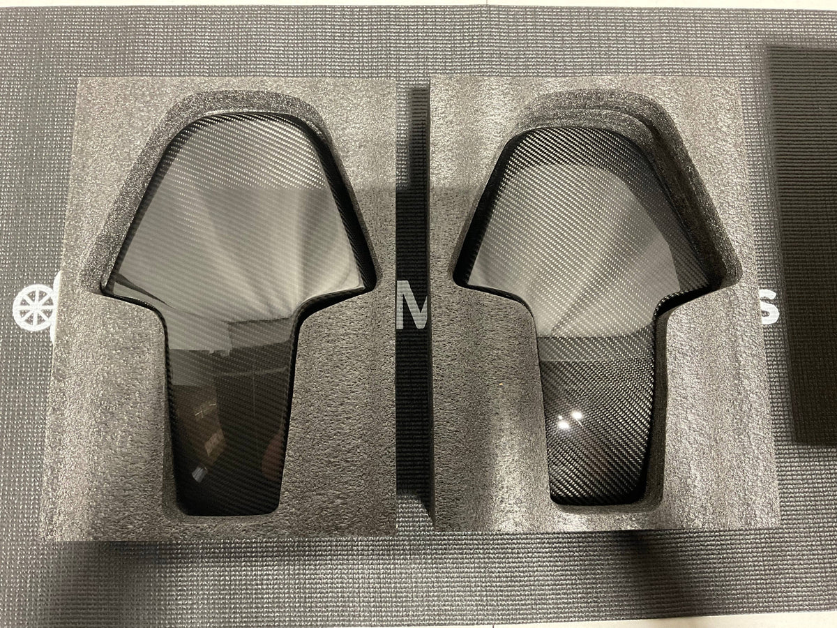 Kies-Motorsports Open Box Item OPEN BOX - Autotecknic F97 X3M/ F98 X4M Carbon Fiber Gloss Seat Back Covers f