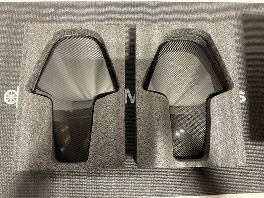 Kies-Motorsports Open Box Item OPEN BOX - Autotecknic F97 X3M/ F98 X4M Carbon Fiber Gloss Seat Back Covers f