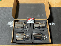 Kies-Motorsports Open Box Item OPEN BOX - AWE Silver Exhaust Tips
