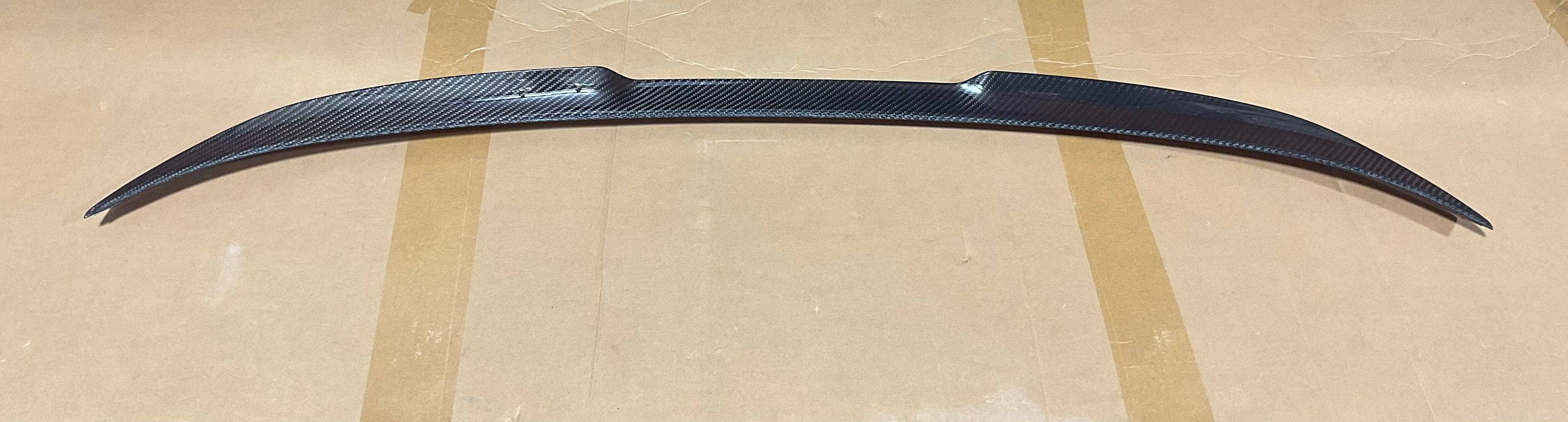 Kies-Motorsports Open Box Item OPEN BOX - BMW 2 Series G42 M240/G87 M2 Carbon Fiber V-Style Spoiler Main image