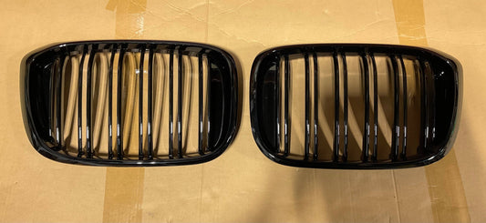 Kies-Motorsports Open Box Item OPEN BOX - BMW 2019+ G01/G02 X3/X4 Gloss Black Kidney Grill Replacements