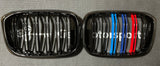 Kies-Motorsports Open Box Item OPEN BOX - BMW 2019+ G01/G02 X3/X4 Gloss Black w/ Tri-Color Kidney Grill Replacements