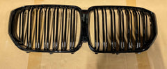 Kies-Motorsports Open Box Item OPEN BOX - BMW 2020+ G05 X5 Gloss Black Dual Slat Gloss Black Kidney Grill