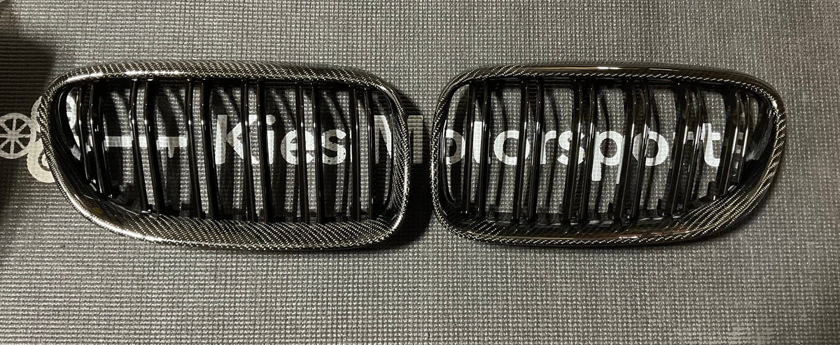 Kies-Motorsports Open Box Item OPEN BOX - BMW E92 (LCI) 2010-2013 Dual Slat Carbon Fiber Kidney Grille