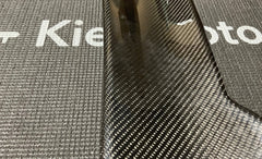 Kies-Motorsports Open Box Item OPEN BOX - BMW E92 PSTL Aggressive Style Rear Trunk Lip (Foggy Carbon Weave Defect)