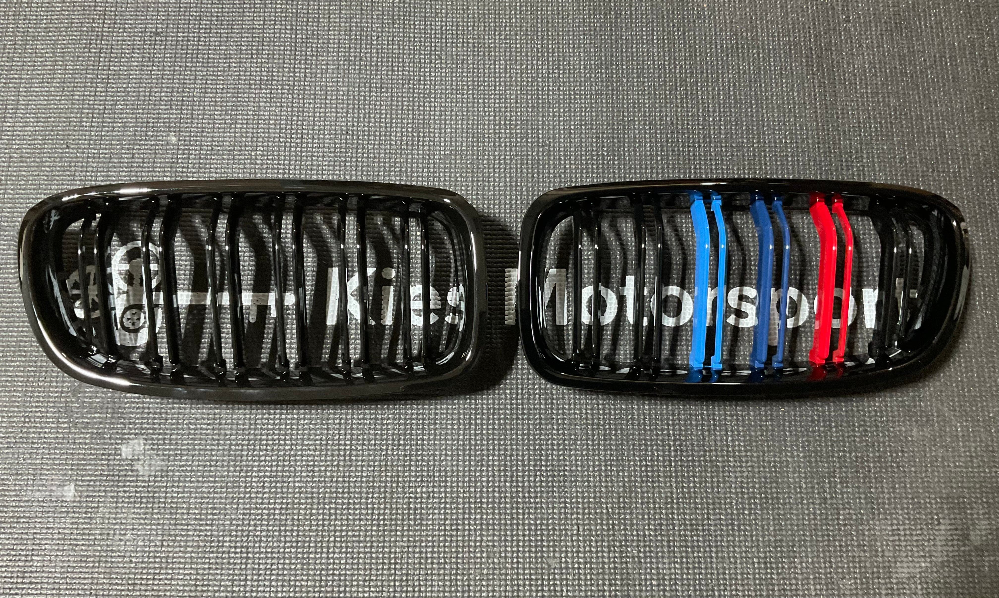 Kies-Motorsports Open Box Item OPEN BOX - BMW F10 M5-Style Kidney Grill (2011-2016) Tri-Color Main image