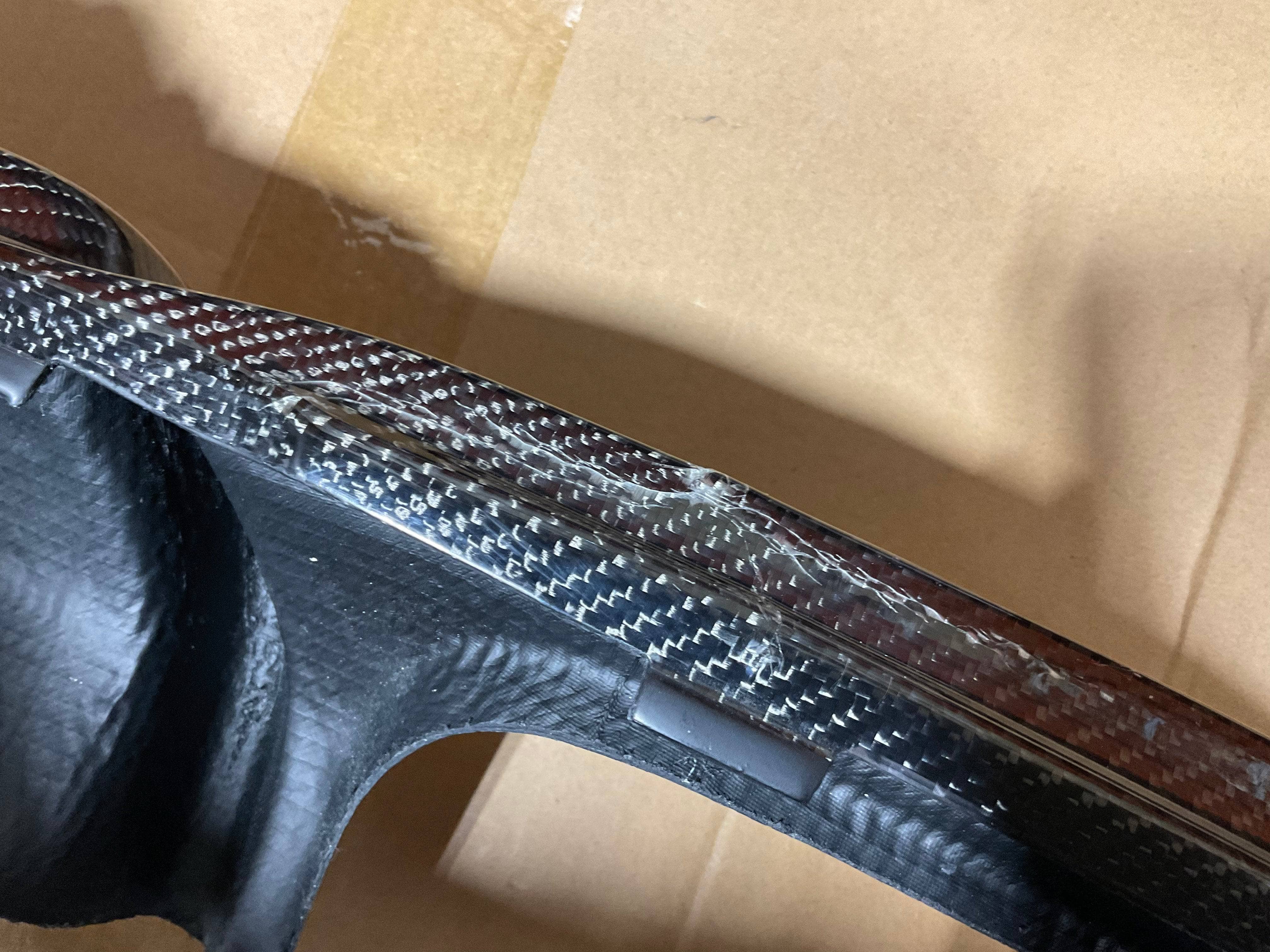 Kies-Motorsports Open Box Item OPEN BOX - BMW F30 328i/330i Carbon Fiber Rear Diffuser (Cracked)