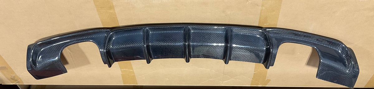 Kies-Motorsports Open Box Item OPEN BOX - BMW F30 335i Carbon Fiber Rear Diffuser (Carbon Fade)