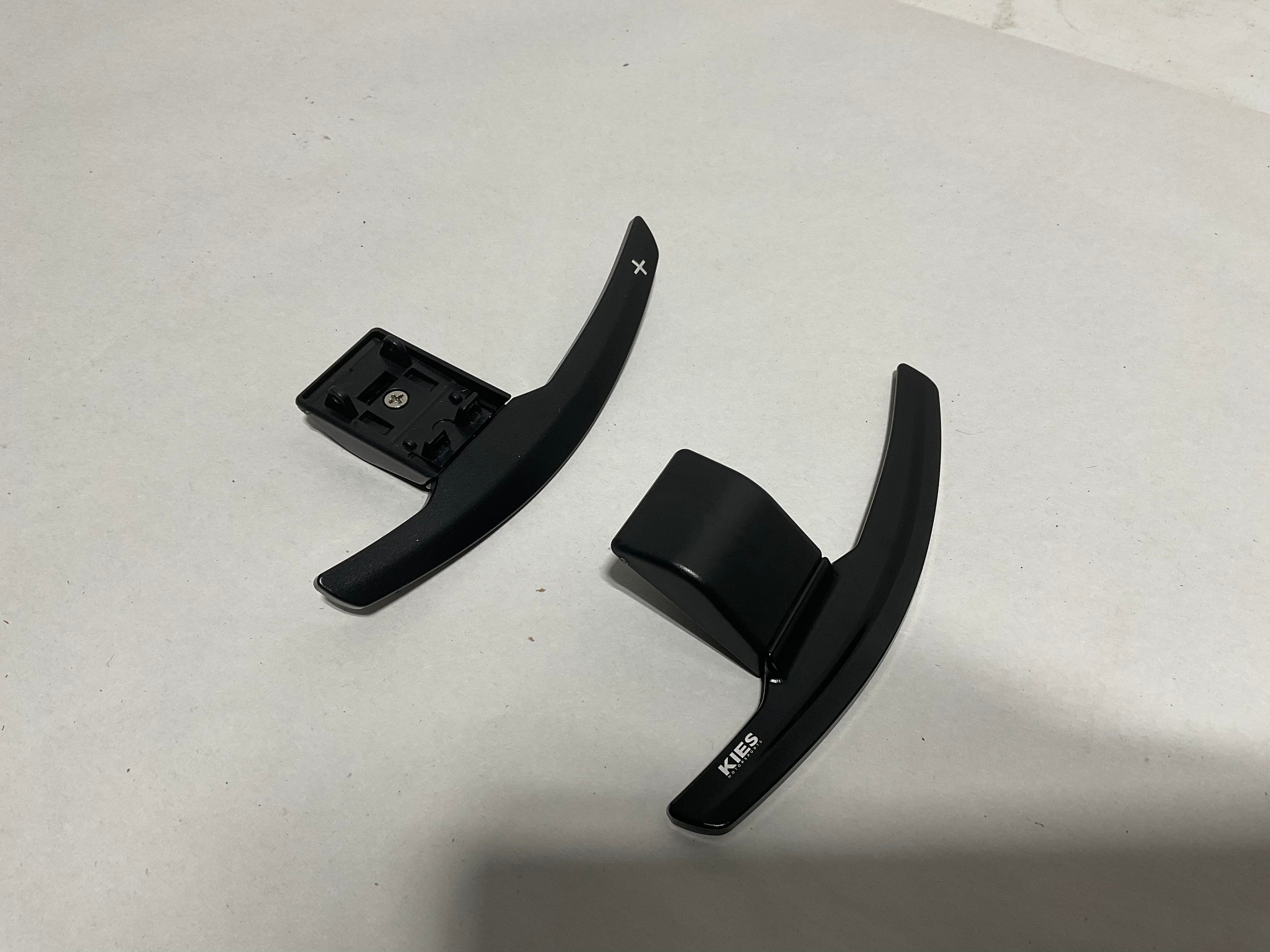 Kies-Motorsports Open Box Item OPEN BOX - BMW F30 Black Aluminum Paddle Shifters (NEW)