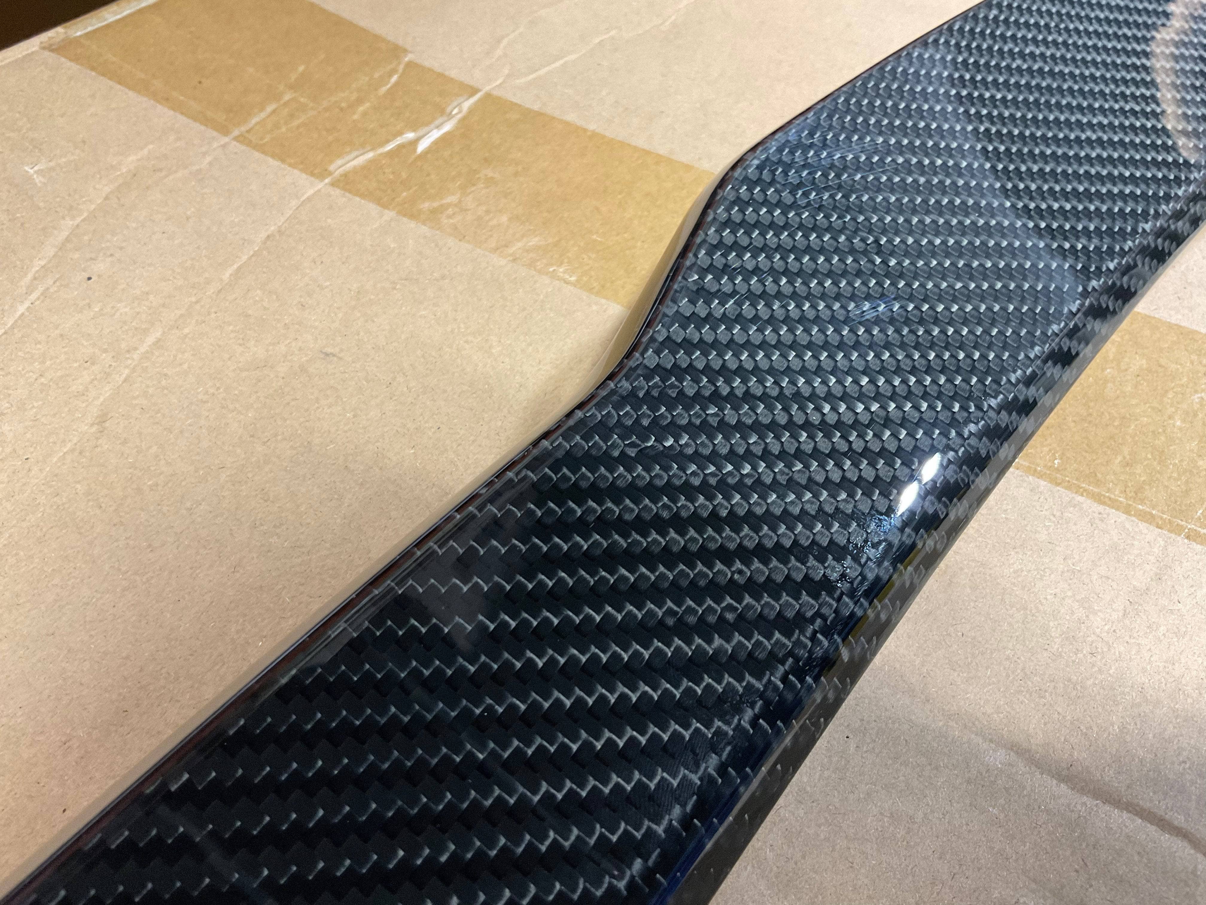 Kies-Motorsports Open Box Item OPEN BOX - BMW F30 Carbon Fiber DA-Style Rear Trunk Spoiler