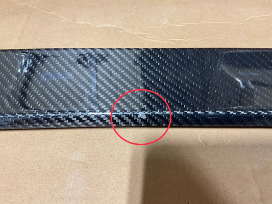 Kies-Motorsports Open Box Item OPEN BOX - BMW F30 Competition Style Carbon Fiber Rear Trunk Lip