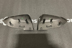 Kies-Motorsports Open Box Item OPEN BOX - BMW F30 Dry Carbon Fiber OEM Style Mirror Cap Replacements