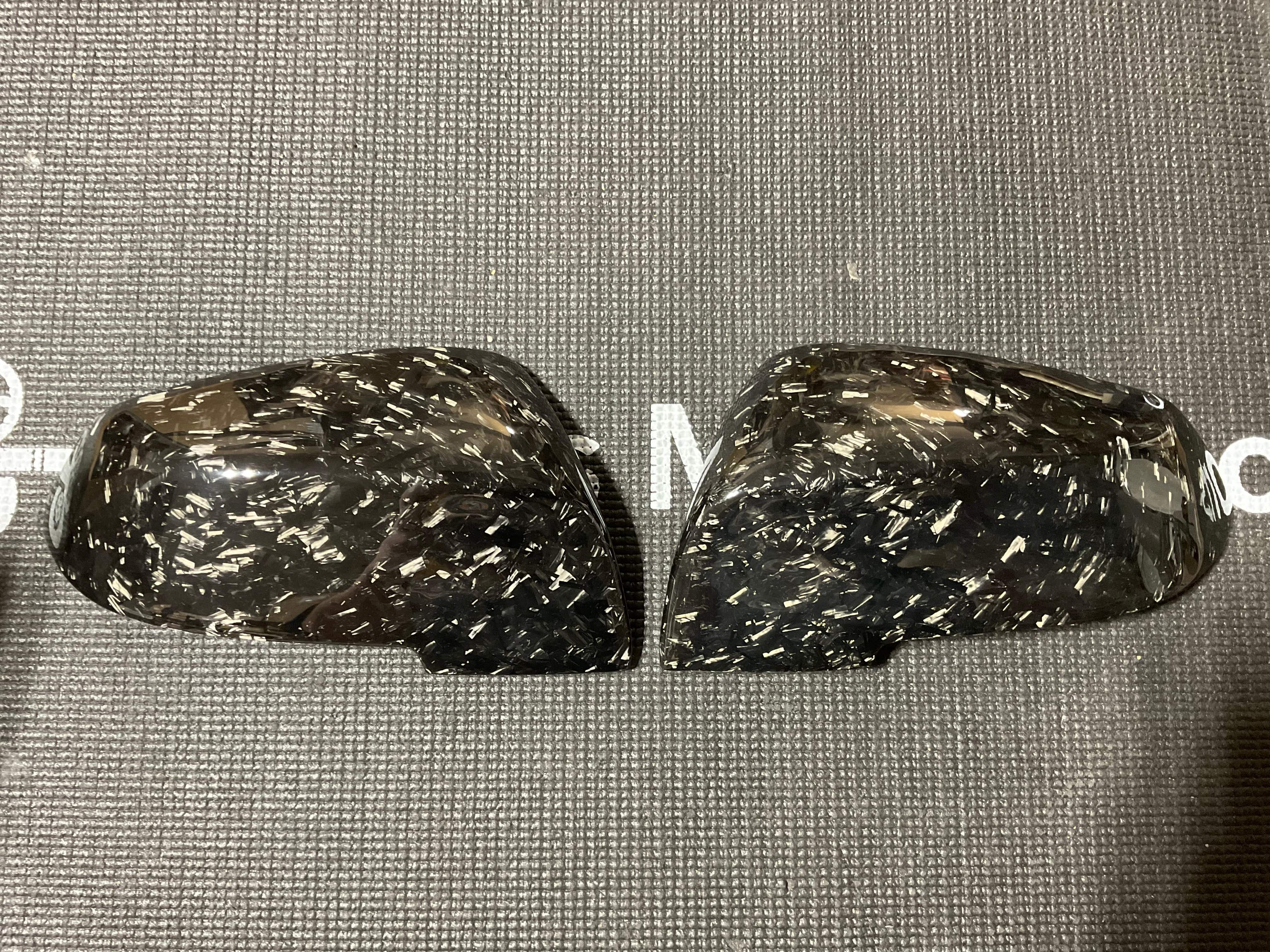 Kies-Motorsports Open Box Item OPEN BOX - BMW F30 OEM-Style Forged Carbon Mirror Cap Replacements Main image