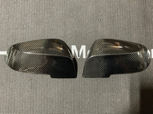 Kies-Motorsports Open Box Item OPEN BOX - BMW F30 OEM Style Mirror Cap Replacements (Broken Clip)