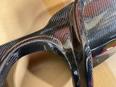 Kies-Motorsports Open Box Item OPEN BOX - BMW F32 435i Quad Tip Carbon Fiber Diffuser with Brake Light (Cracked)