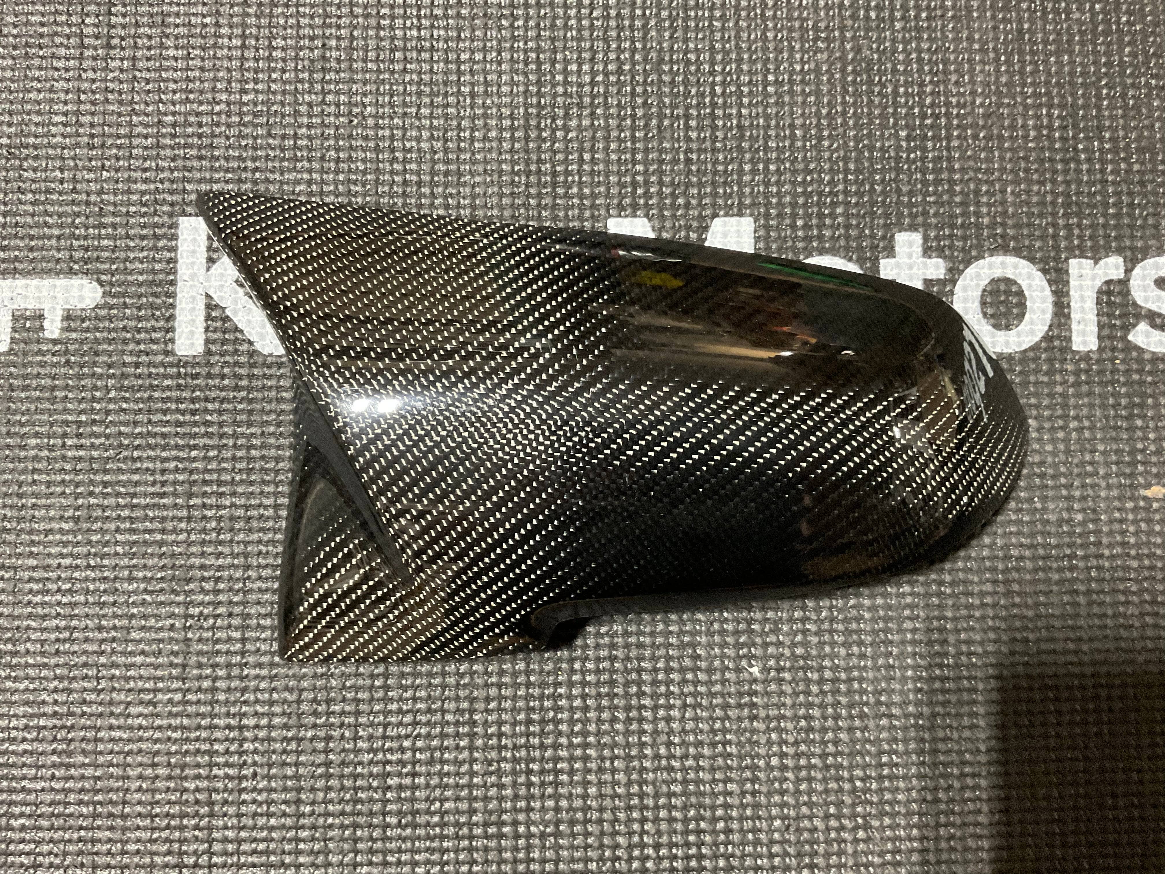 Kies-Motorsports Open Box Item OPEN BOX - BMW F3X Dry Carbon Fiber Mirror Cap Replacement (Drivers Side ONLY) Main image