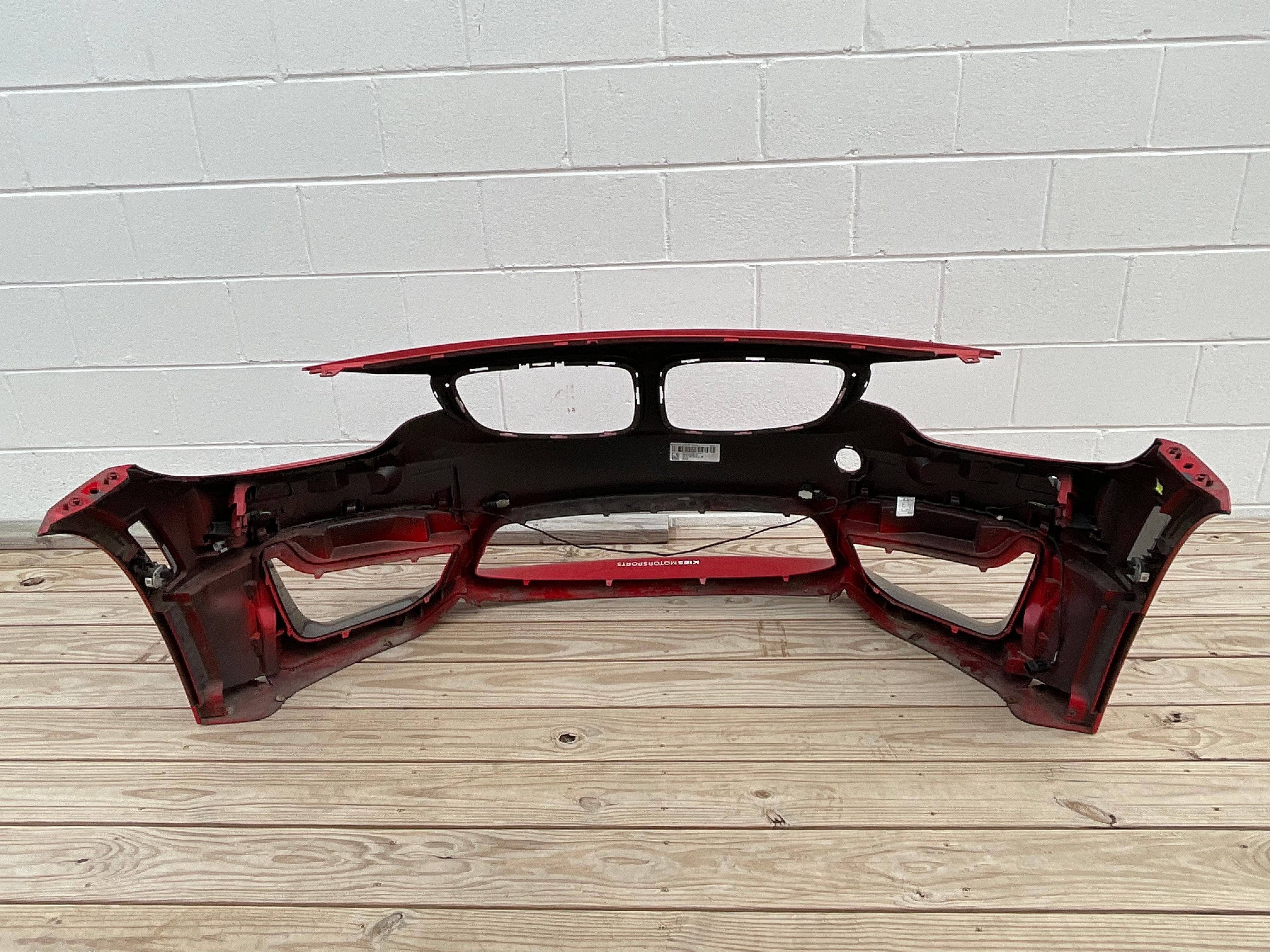 Kies-Motorsports Open Box Item OPEN BOX - BMW F80 M3 Front Bumper (Ferrari Red) w/ PDC Sensors (PICK UP ONLY)