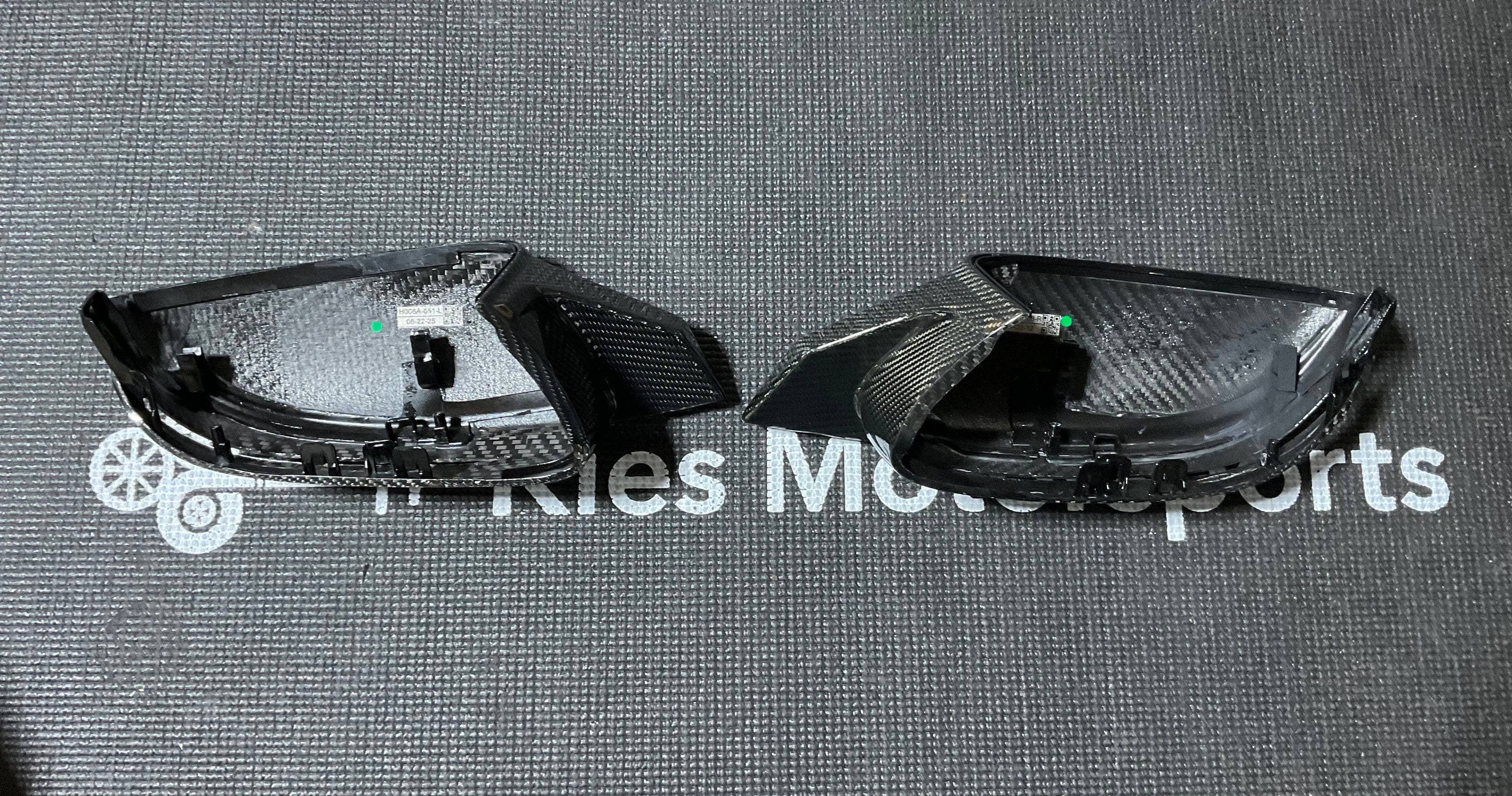 Kies-Motorsports Open Box Item OPEN BOX - BMW G20 3 Series (G8X-Style “Bull Horn) Carbon Fiber Mirror Cap Replacements