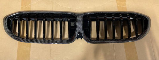 Kies-Motorsports Open Box Item OPEN BOX - BMW G20/G28 3 Series Carbon Fiber Kidney Grill Replacement