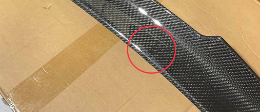 Kies-Motorsports Open Box Item OPEN BOX - BMW G20/ G80 3 Series M3 Aggressive Style Rear Trunk Lip Spoiler (Carbon Defect)