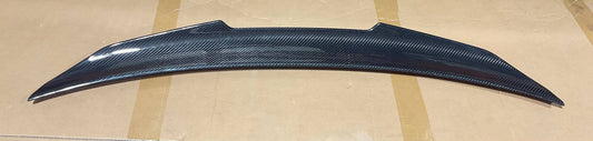 Kies-Motorsports Open Box Item OPEN BOX - BMW G20/ G80 3 Series M3 Aggressive Style Rear Trunk Lip Spoiler (Carbon Defect)
