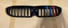 Kies-Motorsports Open Box Item OPEN BOX - BMW G20 Single Slat Kidney Grille - Gloss Black with Tri-Color (Blemishes)