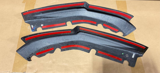Kies-Motorsports Open Box Item OPEN BOX - BMW G80 M3 OEM-Style Rear Bumper Splitter Overlays