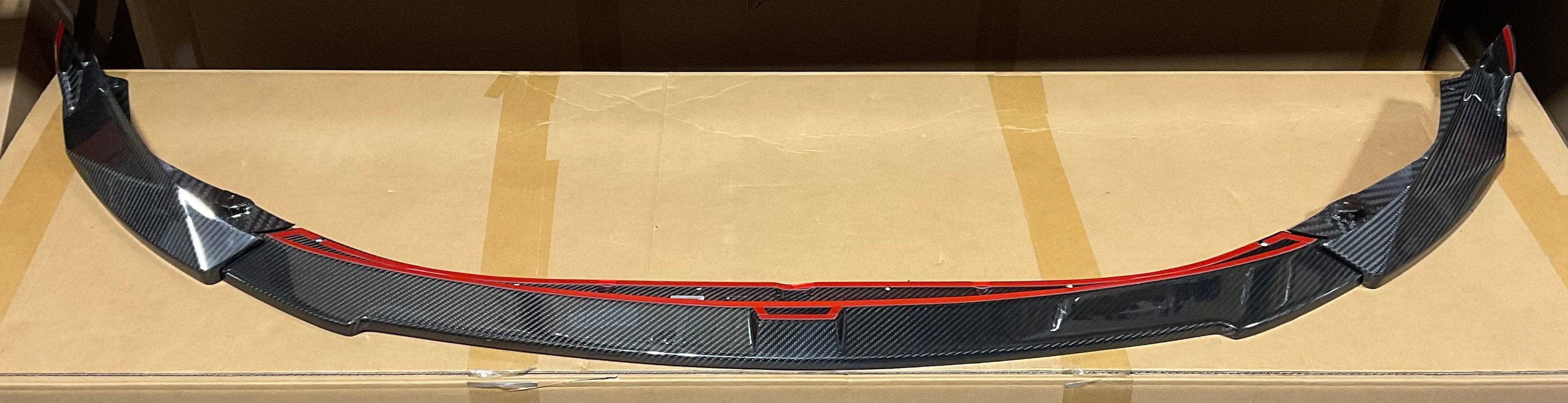 Kies-Motorsports Open Box Item OPEN BOX - BMW G8X Dry Carbon Fiber 3 Piece Front Lip