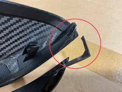 Kies-Motorsports Open Box Item OPEN BOX - BMW G8X Dry Carbon Fiber Mirror Cap Replacements (One Side Broken)