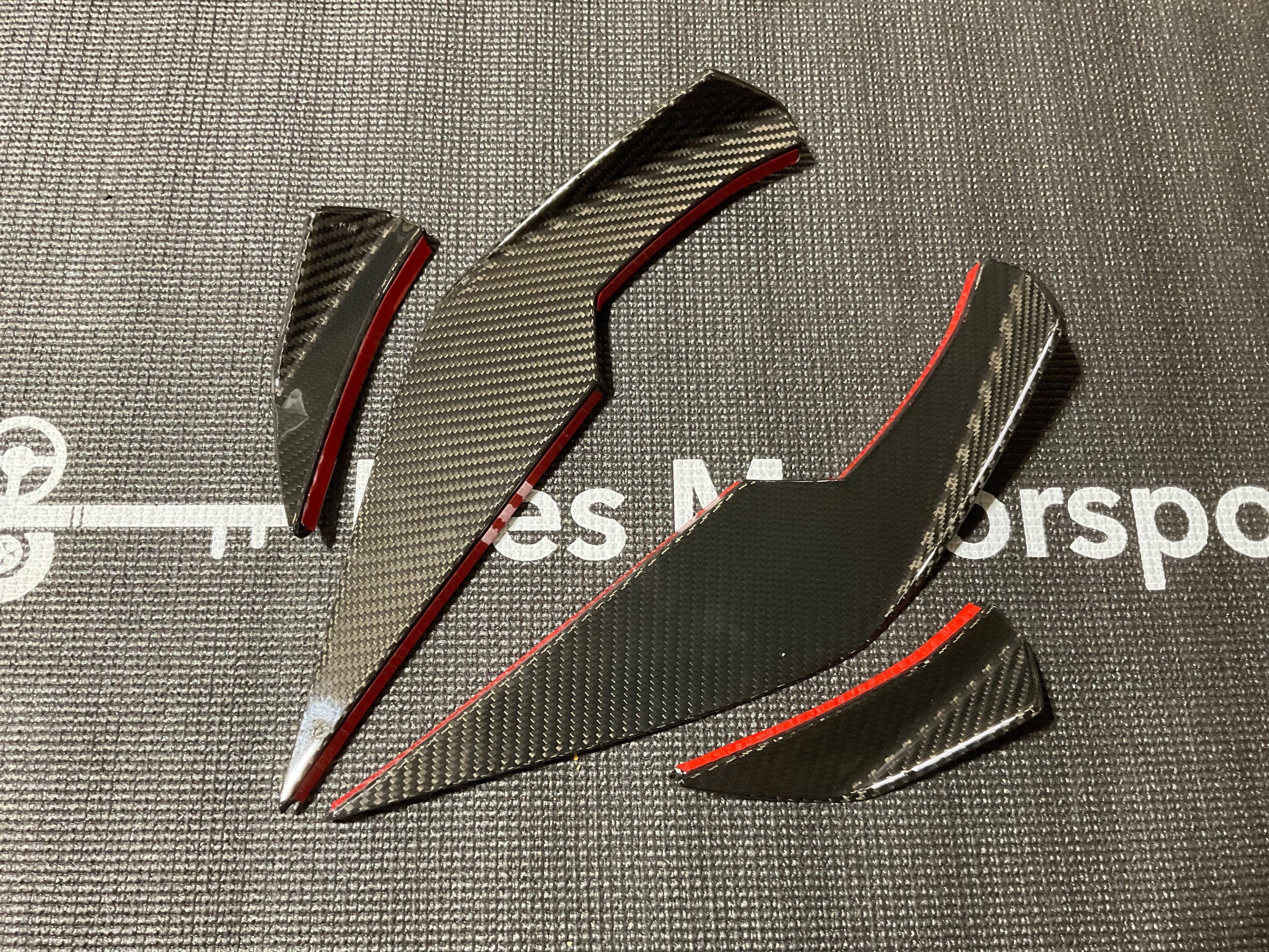 Kies-Motorsports Open Box Item OPEN BOX - BMW G8X VS Style Canards Dry Carbon Fiber (Gloss Finish) Main image