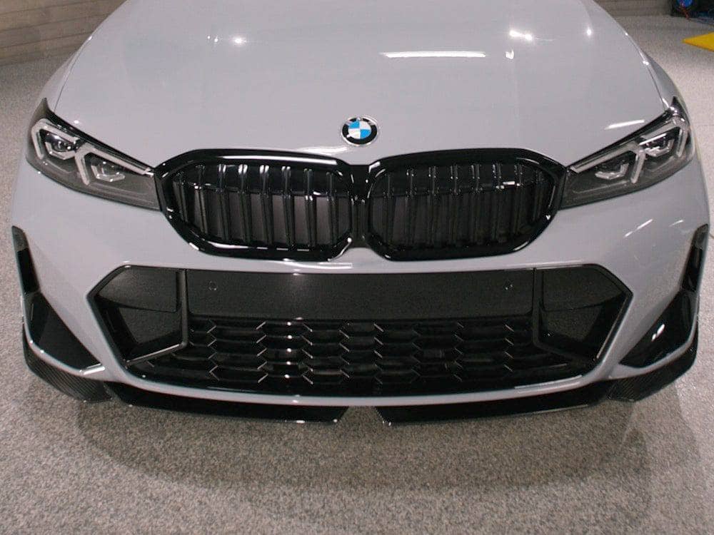 OPEN BOX - BMW LCI G20 330i and M340 Dry Carbon Fiber Modern Performance 2 Piece Front Lip Secondary image