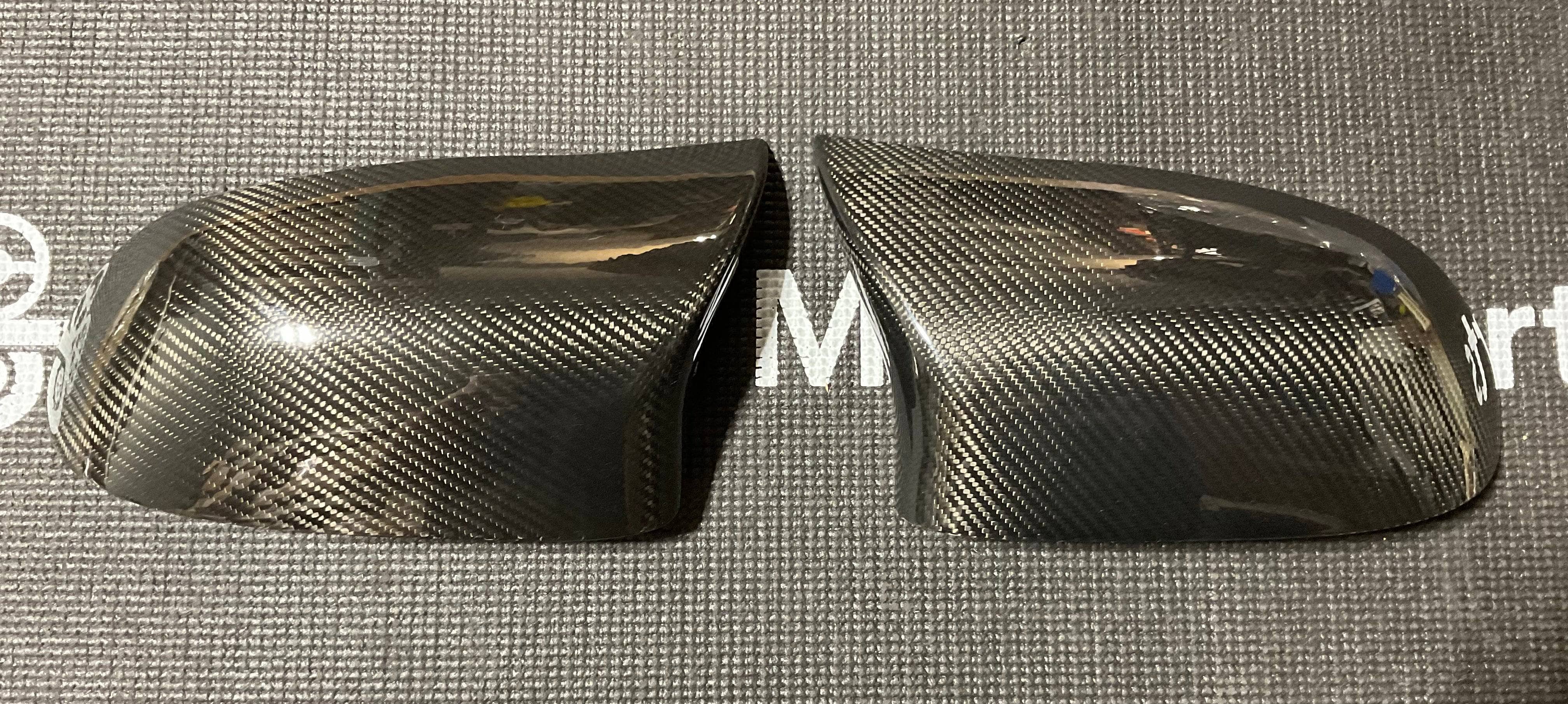 Kies-Motorsports Open Box Item OPEN BOX - BMW X3 XDrive35i/ F25 LCI Carbon Fiber M Style Replacement Mirror Caps Main image