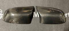 Kies-Motorsports Open Box Item OPEN BOX - BMW X3 XDrive35i/ F25 LCI Carbon Fiber M Style Replacement Mirror Caps