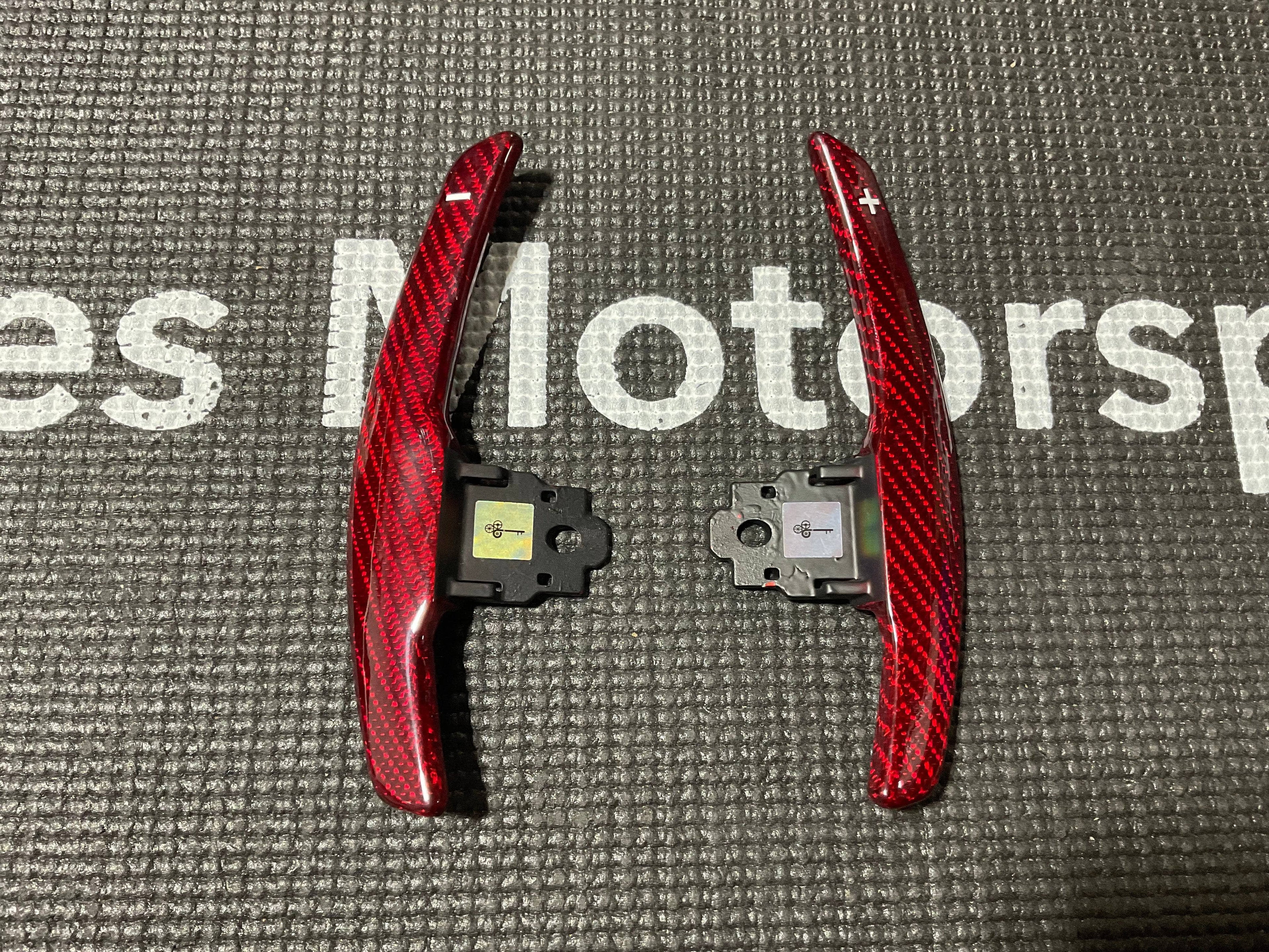 Kies-Motorsports Open Box Item OPEN BOX - F Series Red Carbon Fiber Paddle Shifters