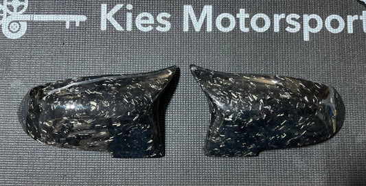 Kies-Motorsports Open Box Item OPEN BOX - Forged Carbon Fiber M-Style Mirror Cap Replacements for BMW F30