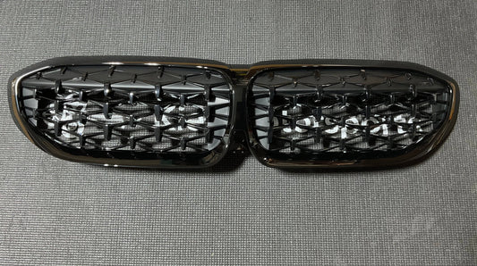 Kies-Motorsports Open Box Item OPEN BOX - Genuine BMW G20 M Performance High-Gloss Black Kidney Grille 2019-2022