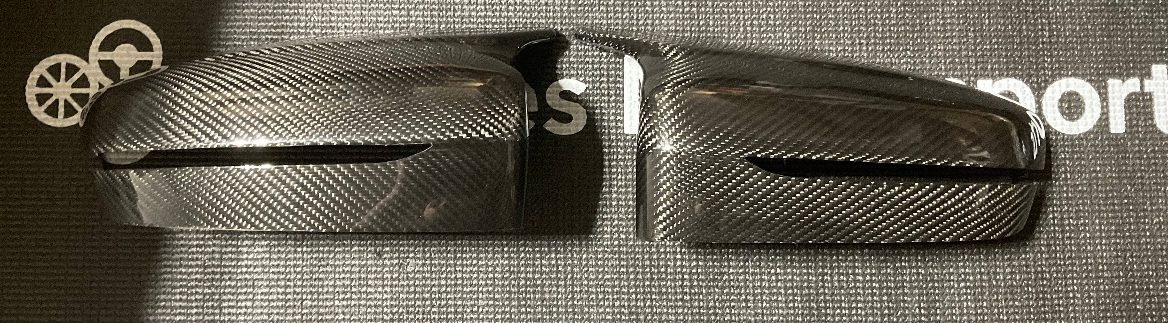 Kies-Motorsports Open Box Item OPEN BOX - Kies G2X Dry Carbon Fiber M Style Mirror Cap Replacements Main image