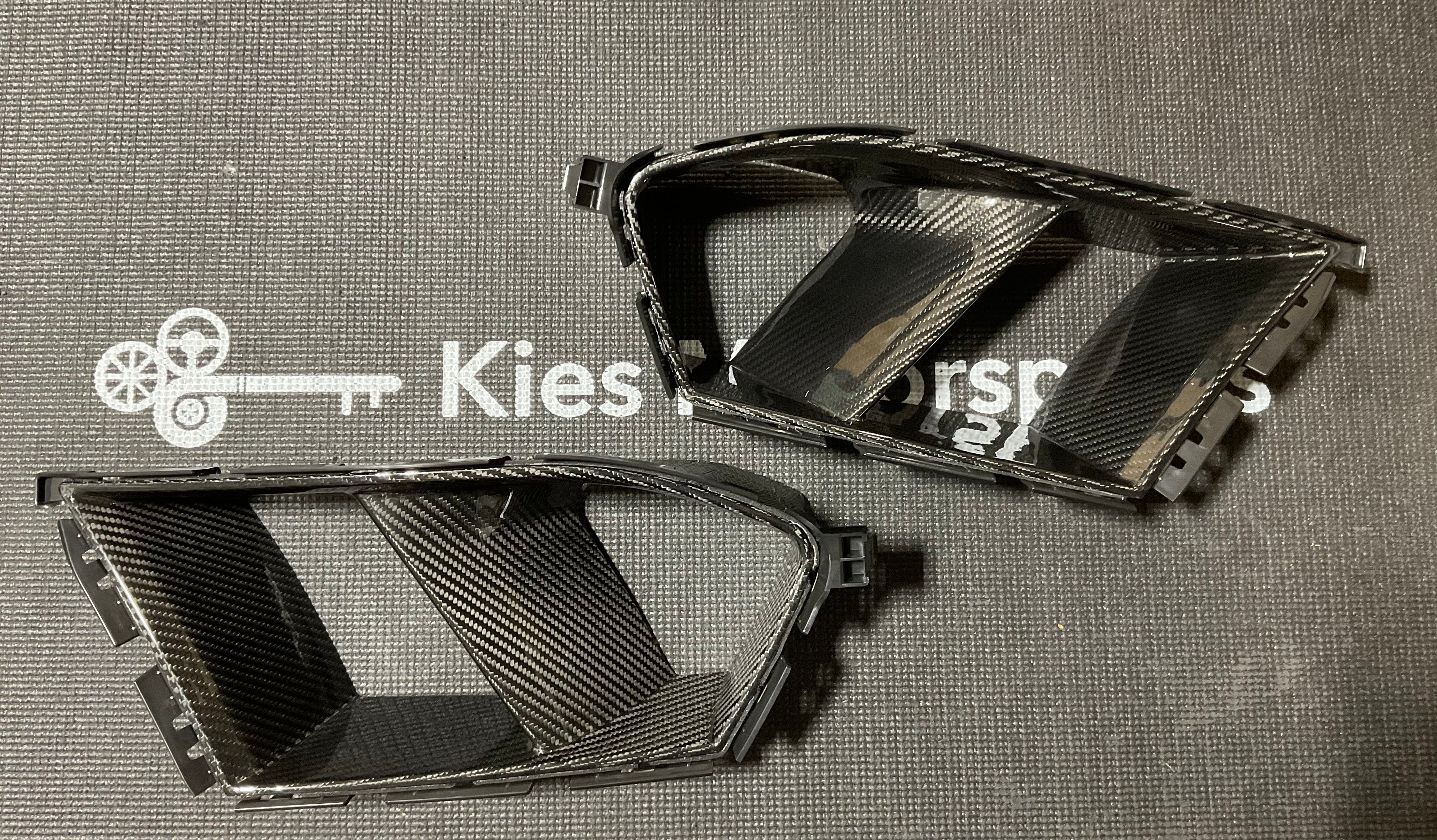 Kies-Motorsports Open Box Item OPEN BOX - Kies G80/G82 Carbon Fiber Modern Performance Vent Trims (Scuff)
